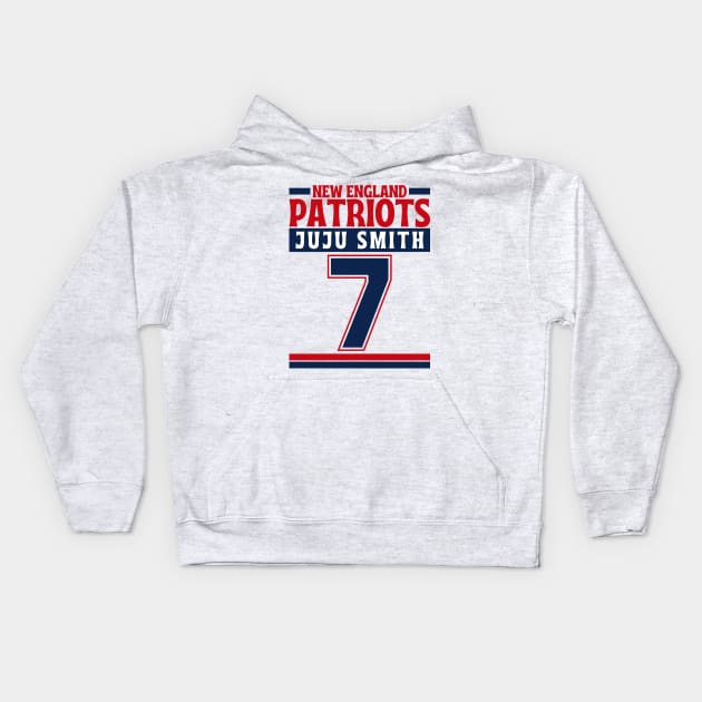 New England Patriots Juju Smith 7 Edition 3 Kids Hoodie by Astronaut.co